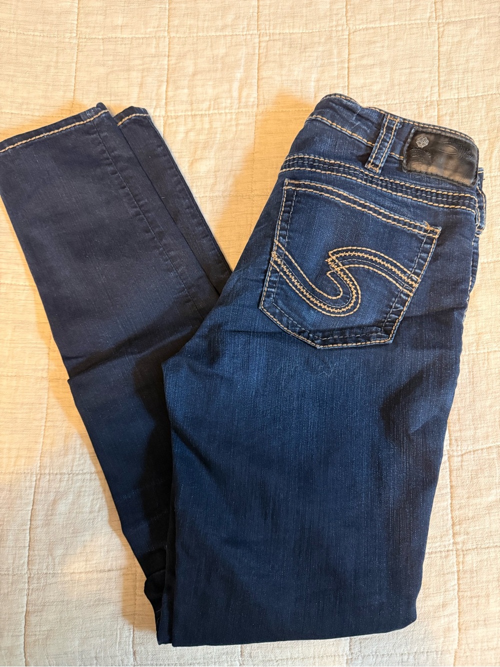 Silver Jeans Co Suki High Super Skinny Jeans Women’s W30 L31 Dark Wash